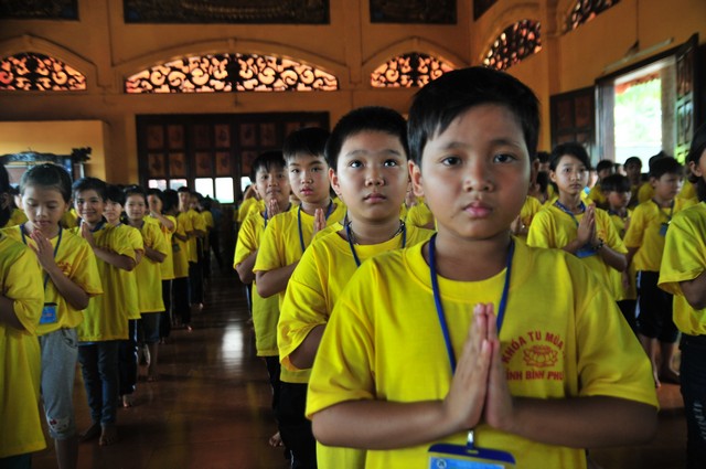 Khóa tu 'Phật giáo với tuổi trẻ dân tộc' ngày thứ 2