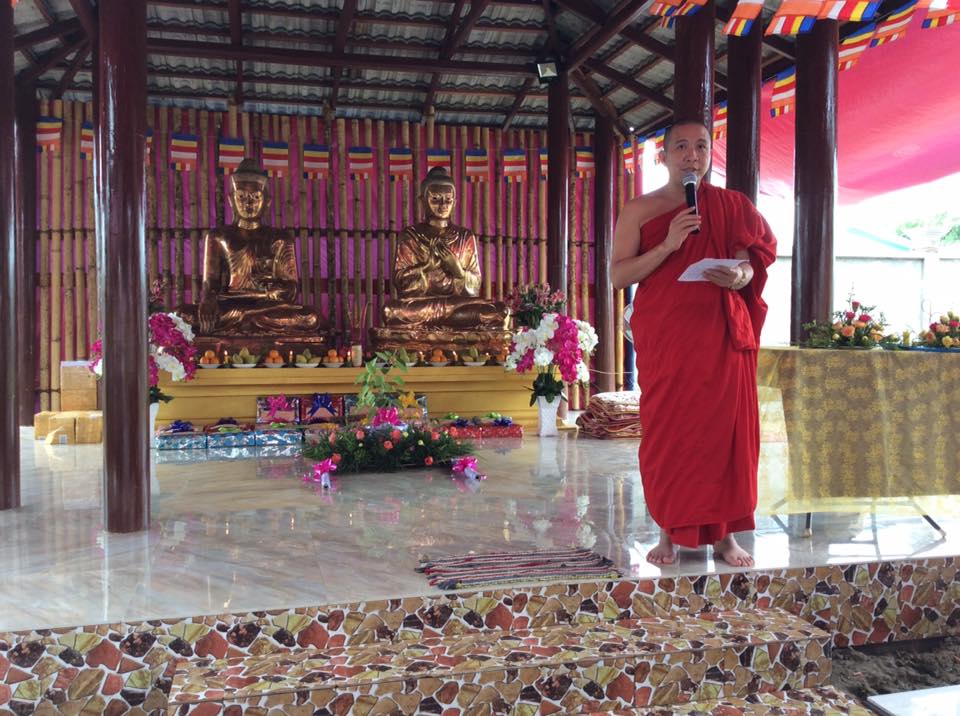 Myanmar: Lễ dâng y, nhập hạ đầu tiên chùa Đại Phước xứ chùa Vàng