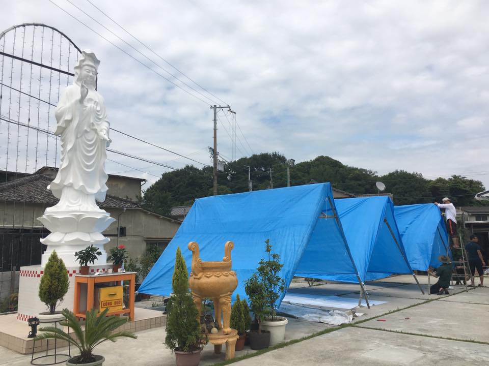 Nhật Bản: Không khí chuẩn bị khóa tu chùa Đại Nam Himeji 