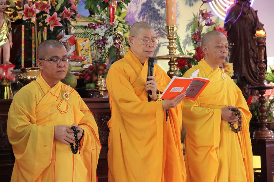 Phật giáo Đăk Nông trang nghiêm cử hành lễ Tự Tứ 