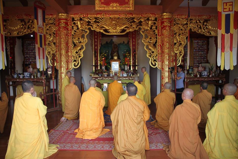 Phật giáo Đăk Nông trang nghiêm cử hành lễ Tự Tứ 