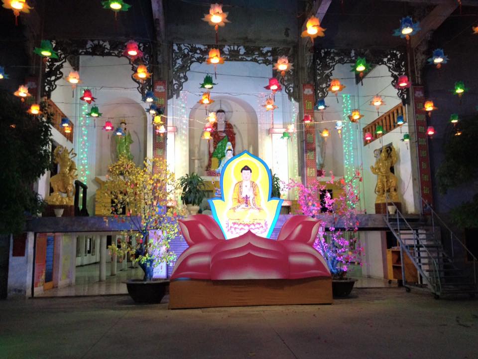 Sắc màu xuân về tại chùa Tịnh Nghiêm - Biên Hòa
