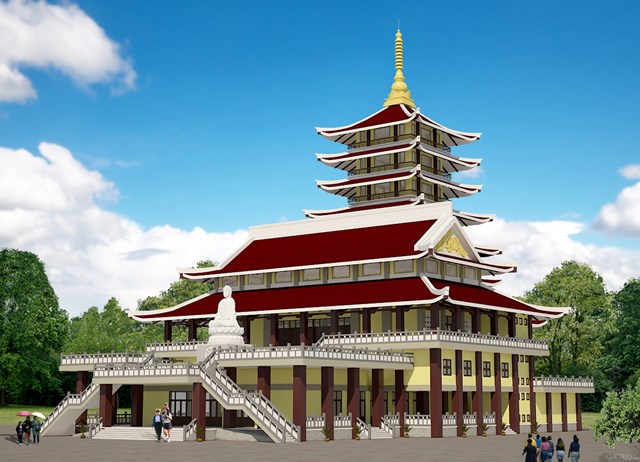  Bát Bửu Phật Đài được xây mới hoàn toàn