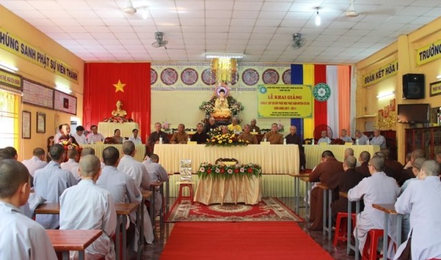  Lễ khai giảng khóa II Lớp sơ cấp Phật học huyện Củ Chi