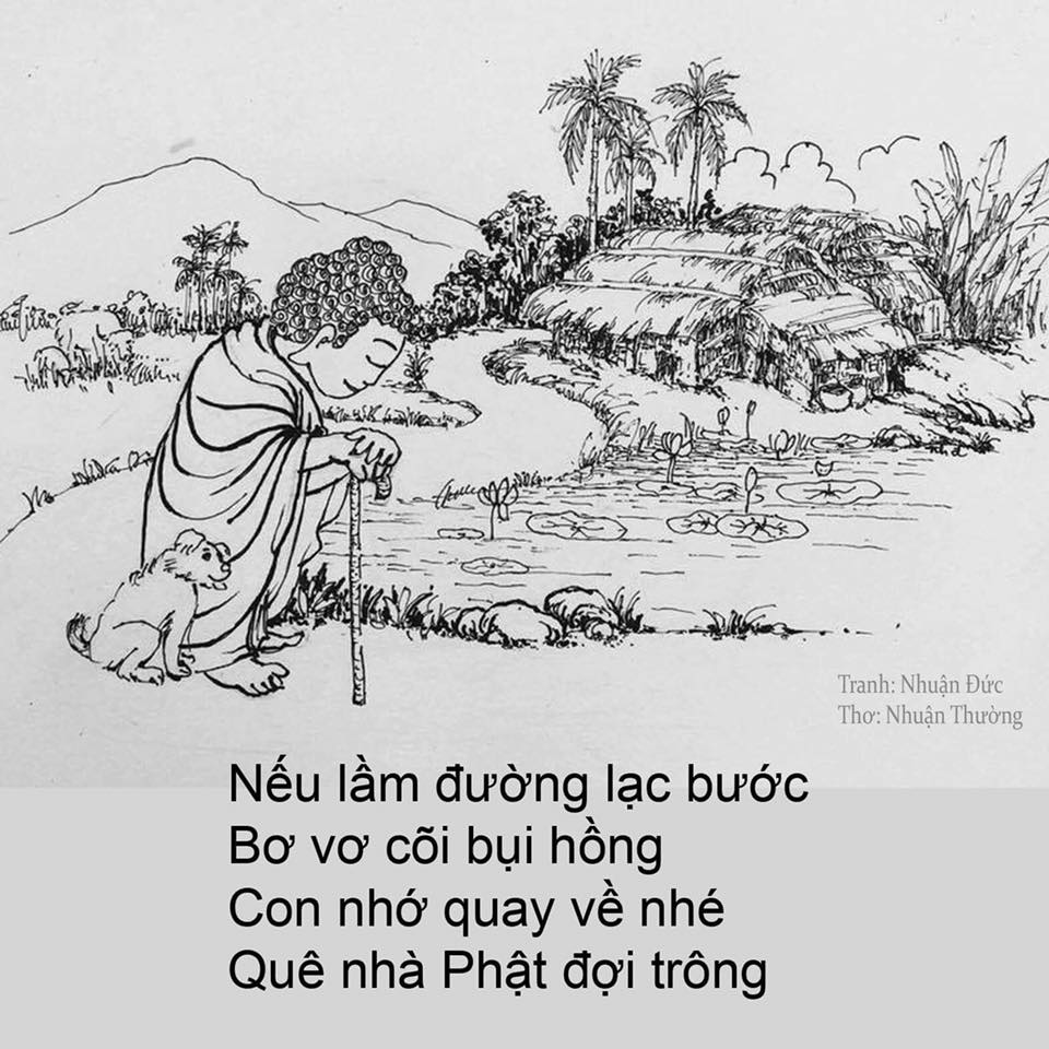 10 tranh vẽ 'Đức Phật với tuổi thơ' của thầy Nhuận Đức