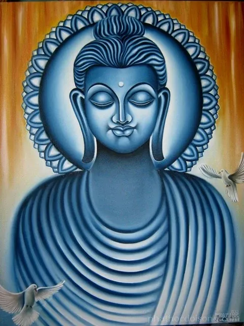 10 tranh sơn dầu vẽ Đức Phật Thích Ca Mâu Ni image-1731920067224