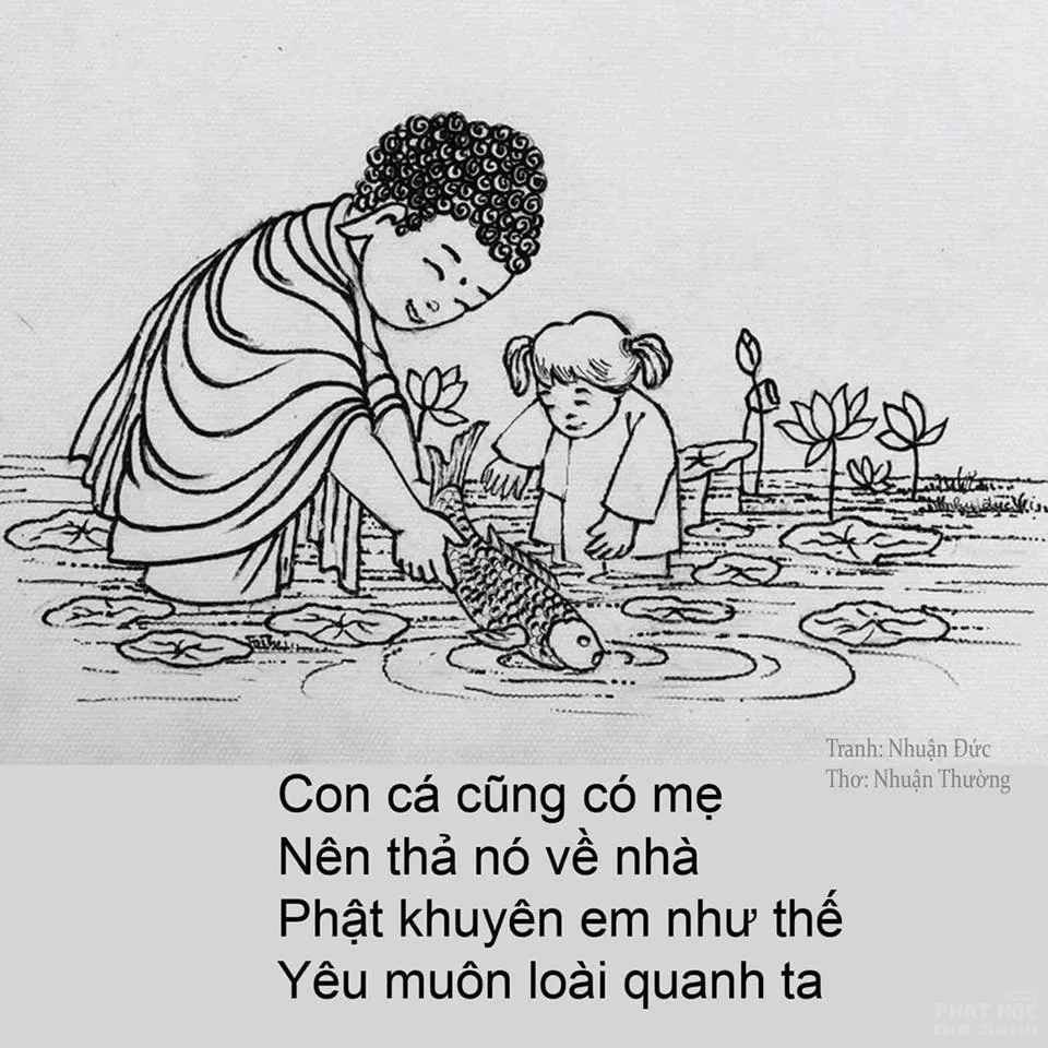 10 tranh vẽ 'Đức Phật với tuổi thơ' của thầy Nhuận Đức image-1731935536228