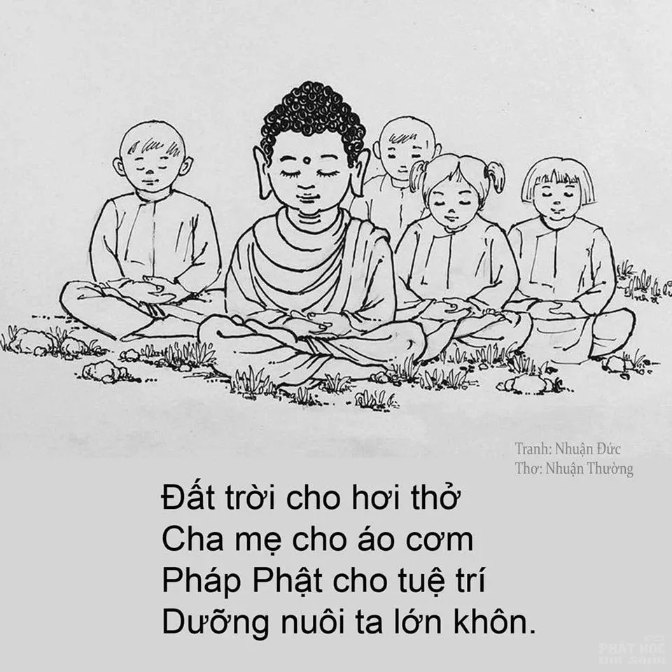 10 tranh vẽ 'Đức Phật với tuổi thơ' của thầy Nhuận Đức image-1731935539450