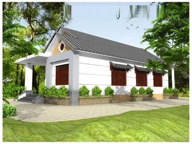 17 mẫu nhà mái Thái thiết kế đẹp ở nông thôn image-1731937432420