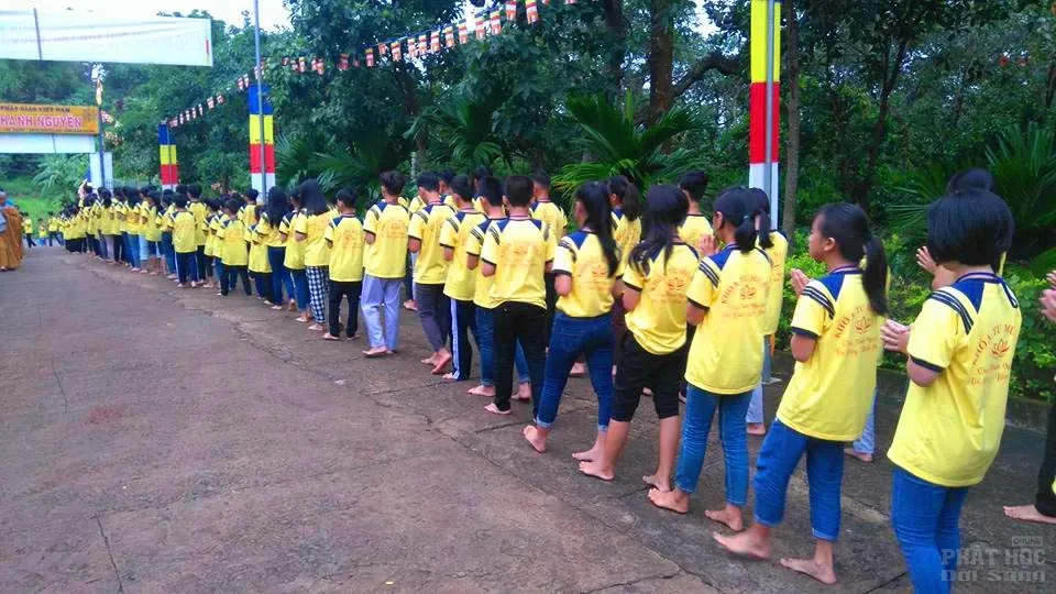 250 em tham dự khóa tu mùa hè chùa Thanh Nguyên - Bình Phước image-1732291190609