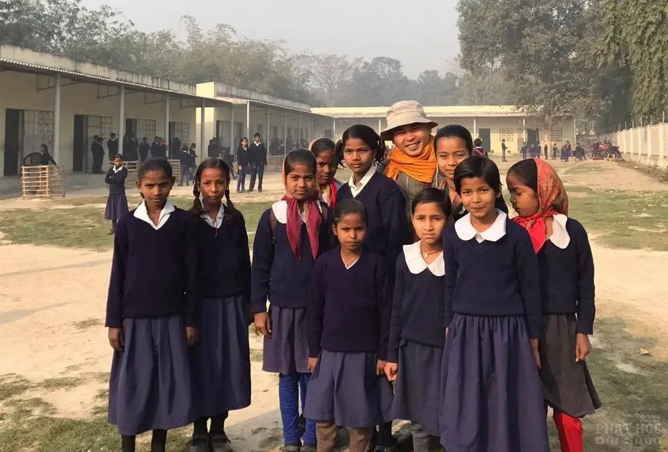Ấn Độ: 500 học sinh niệm Phật trước khi vào lớp học tại Vaishali image-1732286520785