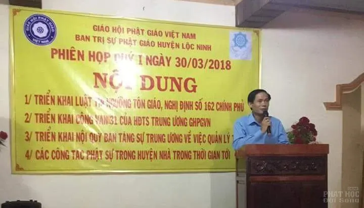 Bình Phước: Ban trị PG huyện Lộc Ninh họp Phật sự thường kỳ image-1731945823701