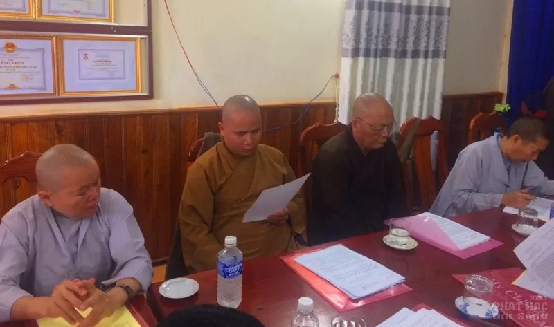 Bình Phước: Ban Trị sự Phật giáo huyện Bù Gia Mập họp bàn Phật sự image-1731944064476