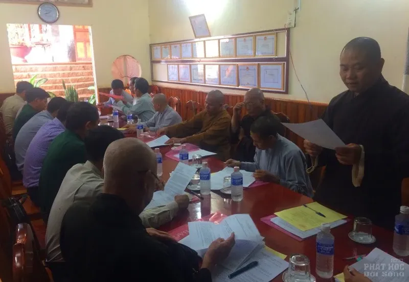 Bình Phước: Ban Trị sự Phật giáo huyện Bù Gia Mập họp bàn Phật sự image-1731944065304