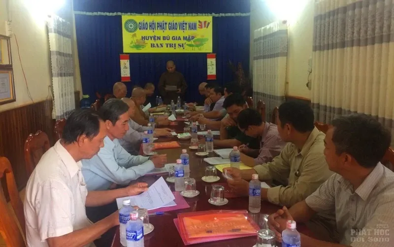 Bình Phước: Ban Trị sự Phật giáo huyện Bù Gia Mập họp bàn Phật sự image-1731944067751