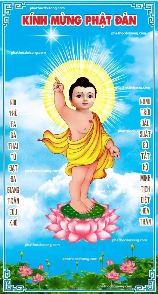 Băng rôn Phật đản 2560 image-1731726396839