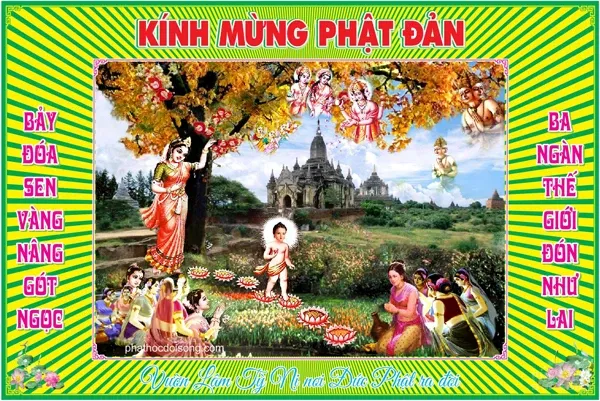 Băng rôn Vườn Lâm Tỳ Ni đẹp image-1731746375194