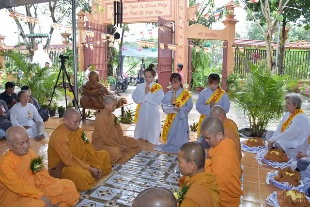 Bình Chánh: Tịnh thất Kỳ Viên trang nghiêm tổ chức lễ vu lan image-1731941025596