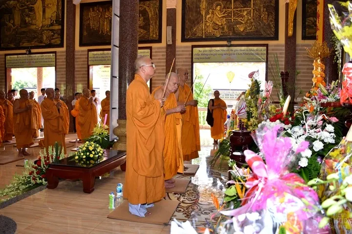 Bình Phước: Tịnh xá Ngọc Chơn tổ chức lễ tưởng niệm 64 năm vắng bóng Tổ sư Minh Đăng Quang image-1731942665047