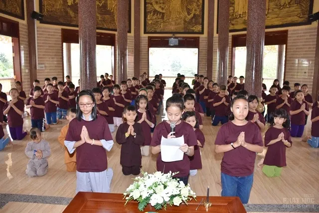 Bình Phước: Tịnh xá Ngọc Chơn và CLB Thiện Duyên tổ chức khóa tu mùa hè lần I chủ đề “Khai Tâm” image-1731940500741