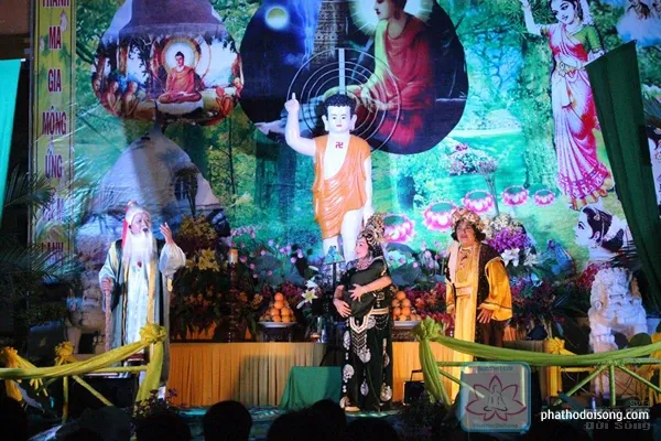 Bộ ảnh tiên A Tư Đà đến xem tướng cho thái tử Tất Đạt Đa image-1731935672732