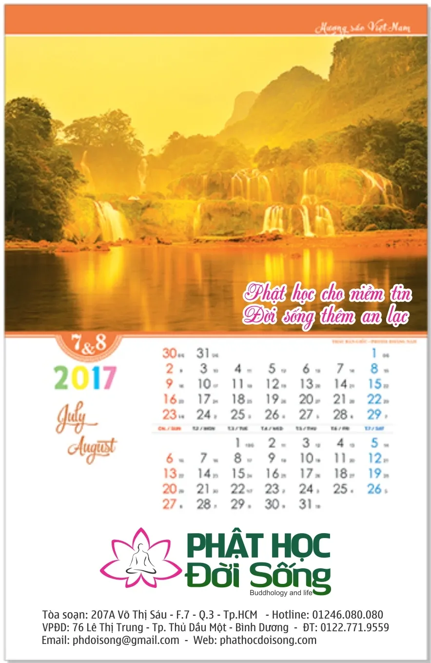 Bộ lịch Phật học đời sống xuân Đinh Dậu 2017 image-1731931240895