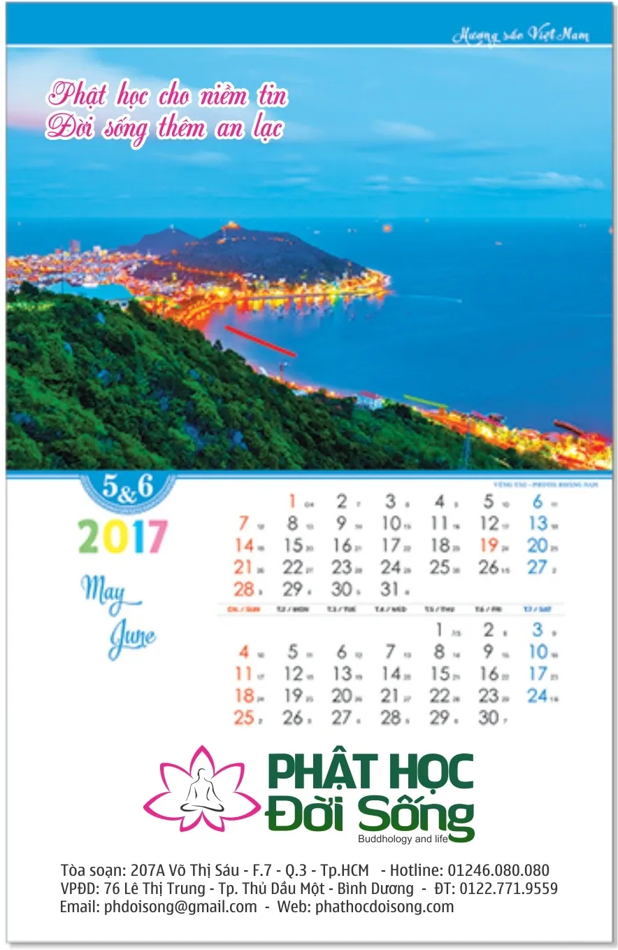 Bộ lịch Phật học đời sống xuân Đinh Dậu 2017 image-1731931242492