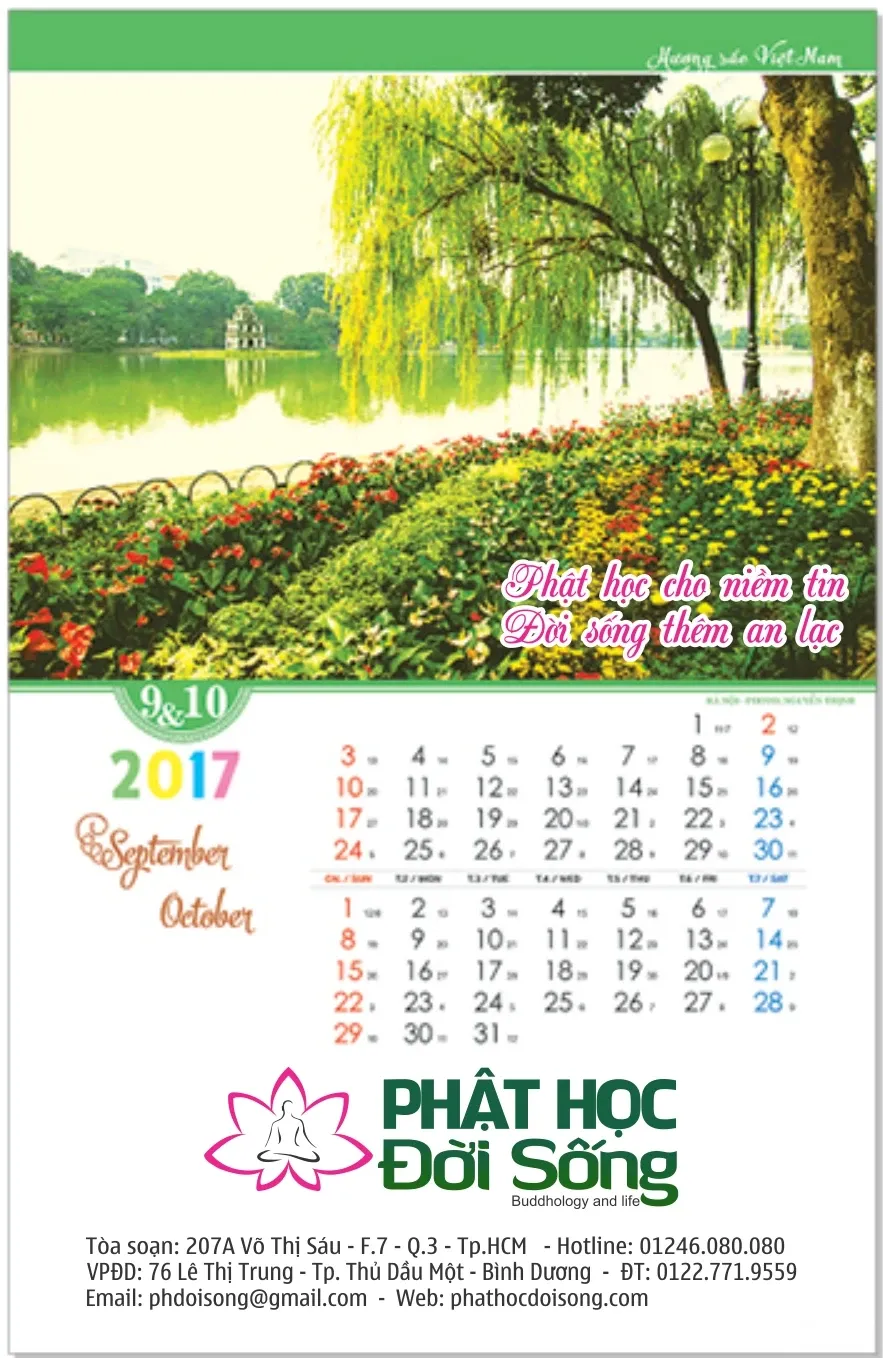Bộ lịch Phật học đời sống xuân Đinh Dậu 2017 image-1731931245357