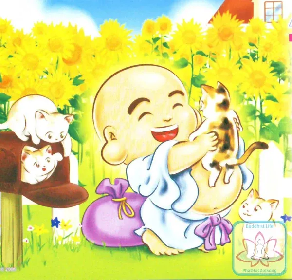 Bộ tranh Phật Di Lặc bằng hoạt hình image-1731935884848