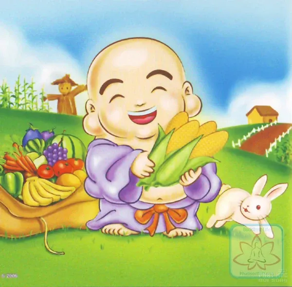 Bộ tranh Phật Di Lặc bằng hoạt hình Bộ tranh Phật Di Lặc bằng hoạt hình image-1731935885582