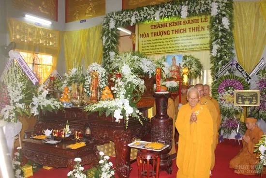 Các đoàn viếng lễ tang HT Thích Thiện Sanh image-1731939701374