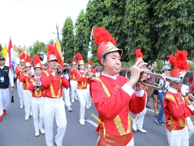 Cảnh rước Phật tại Indonesia xem cho đã con mắt image-1731936332721