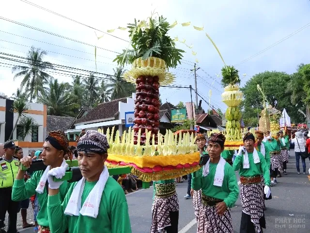 Cảnh rước Phật tại Indonesia xem cho đã con mắt image-1731936351565