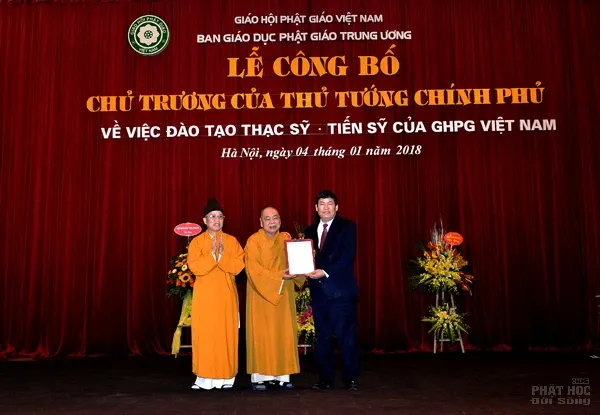 Chính phủ chấp thuận cho Phật giáo đào tạo sau Đại học 4 Chính phủ chấp thuận cho Phật giáo đào tạo sau Đại học image-1731946618567