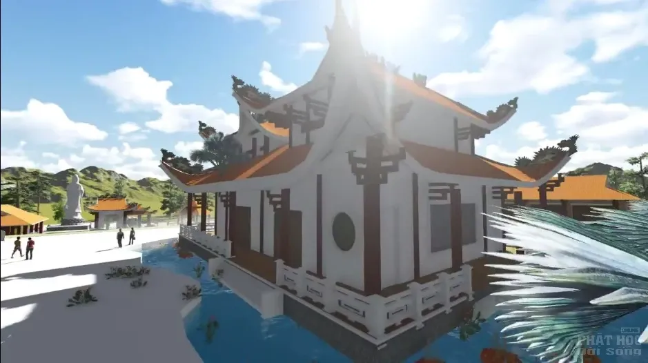 Chùa Liên Hoa mô hình 3D Chùa Liên Hoa mô hình 3D image-1731931496940