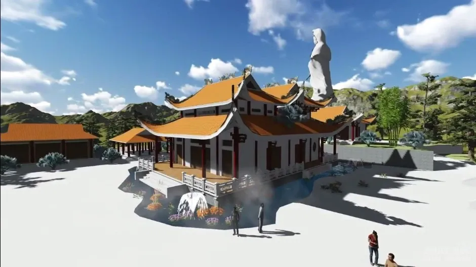 Chùa Liên Hoa mô hình 3D image-1731931503130