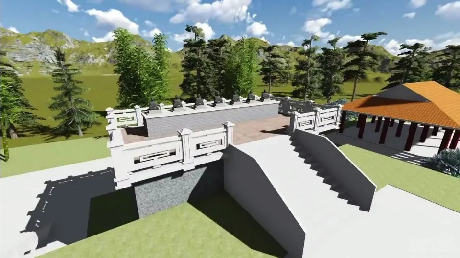 Chùa Liên Hoa mô hình 3D image-1731931503990