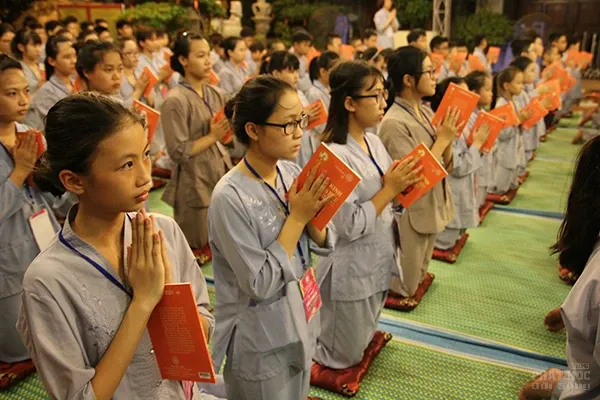 Chùa Tăng Phúc khoá tu mùa hè 'Từ Bi Hỷ Xả' ngày thứ 2 image-1732292063212
