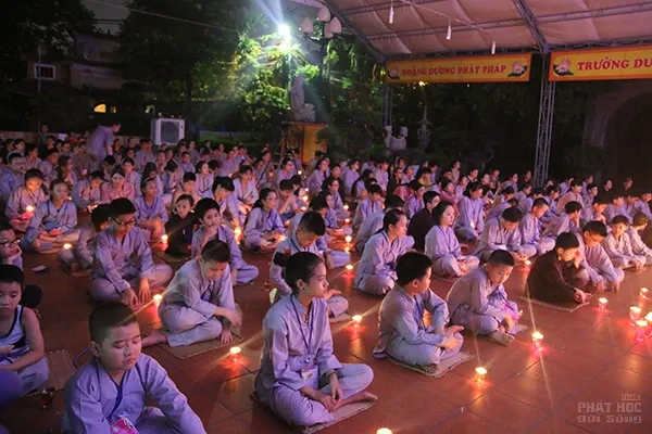 Chùa Tăng Phúc khoá tu mùa hè 'Từ Bi Hỷ Xả' ngày thứ 2 image-1732292090690