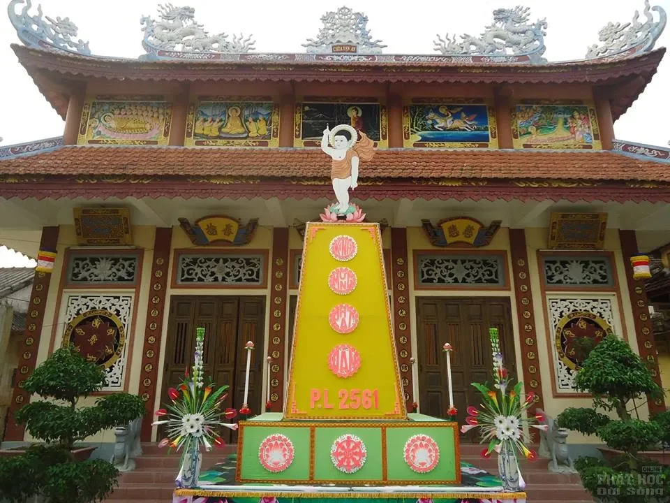 Chùa Vạn An làng Văn Quỹ đón mừng Phật đản image-1731936549044
