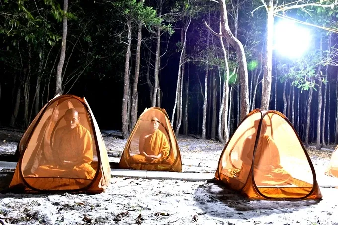 Chùm ảnh khóa tu ngày thứ 3 của Tăng đoàn hệ phái Khất sĩ 41 Chùm ảnh khóa tu ngày thứ 3 của Tăng đoàn hệ phái Khất sĩ image-1732289724411