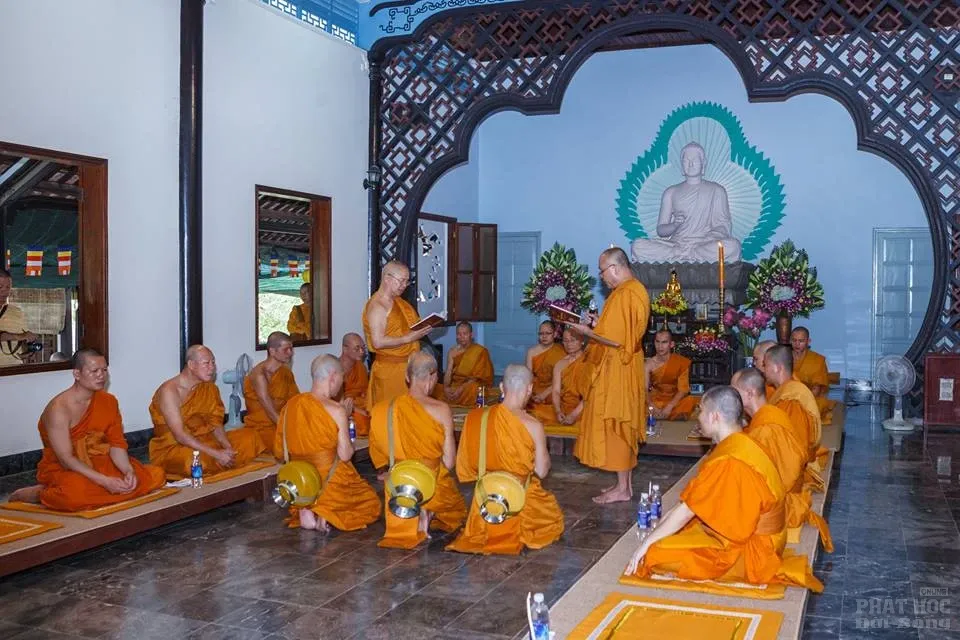 Chùm ảnh thâu nhận đệ tử xuất gia tại Chùa Huyền Không Sơn Thượng image-1732290537959