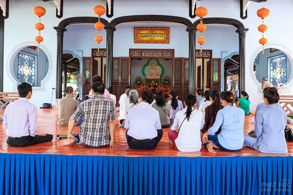 Chùm ảnh thâu nhận đệ tử xuất gia tại Chùa Huyền Không Sơn Thượng image-1732290543694