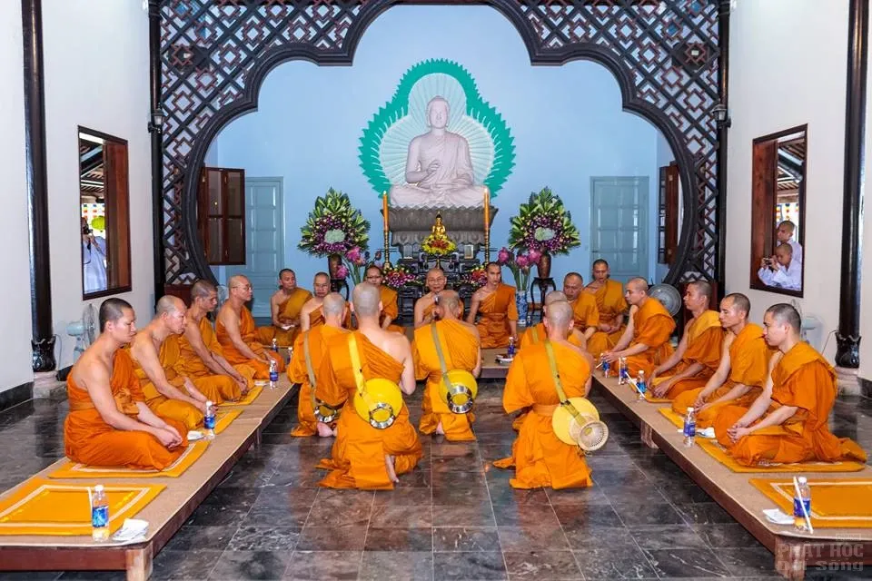 Chùm ảnh thâu nhận đệ tử xuất gia tại Chùa Huyền Không Sơn Thượng image-1732290544798