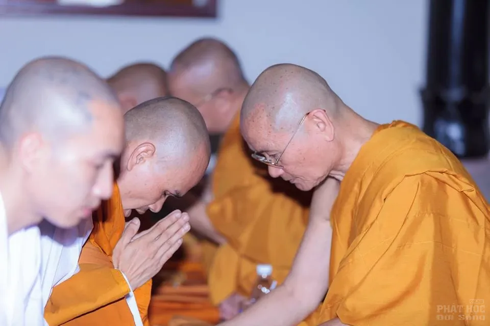 Chùm ảnh thâu nhận đệ tử xuất gia tại Chùa Huyền Không Sơn Thượng image-1732290555119