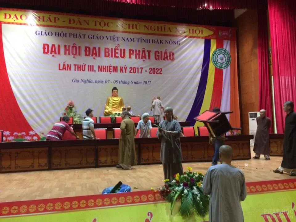 Công tác chuẩn bị Đại hội Phật giáo tỉnh Đắk Nông lần III (2017-2022) image-1732288188907
