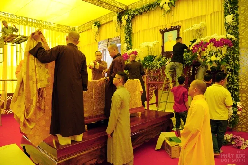 Công tác chuẩn bị tang lễ cố HT. Thích Quang Đạo Công tác chuẩn bị tang lễ cố HT. Thích Quang Đạo image-1731938746531