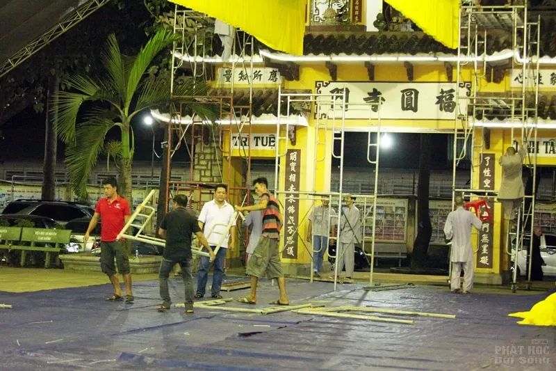 Công tác chuẩn bị tang lễ cố HT. Thích Quang Đạo 11 Công tác chuẩn bị tang lễ cố HT. Thích Quang Đạo image-1731938753288