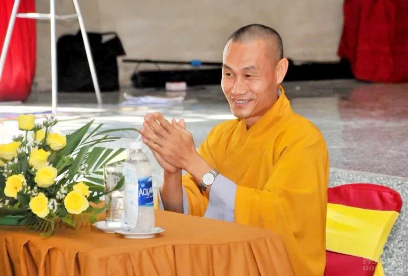 Đại đức Thích Tâm Thanh thuyết giảng tại khóa tu mùa hè chùa Thanh Cảnh image-1731945300745