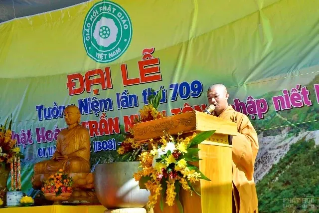 Đại lễ tưởng niệm lần thứ 709 Phật Hoàng Trần Nhân Tông tại Thiền viện Trúc Lâm Đạo Nguyên image-1731941572870
